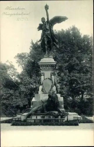 Ak Mannheim in Baden, Kriegerdenkmal