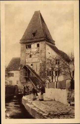 Ak Wemding in Schwaben, Heubachturm