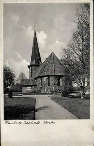 Ak Hamburg Wandsbek Rahlstedt, Kirche