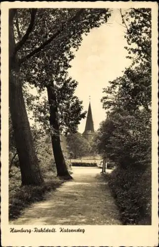 Ak Hamburg Wandsbek Rahlstedt, Katzensteg