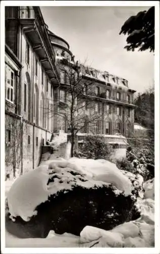 Ak Bühlerhöhe Bühl in Baden, Kurhaus, Winter