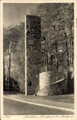 Ak Kiel, Denkmal Seesoldaten, Bellevue