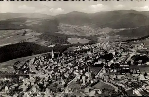 Ak Winterberg im Sauerland, Panorama, Fliegeraufnahme