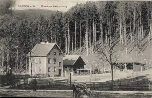 Ak Seesen am Harz, Forsthaus Neckelnberg