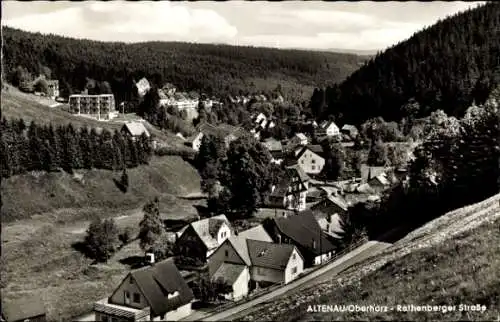 Ak Altenau Clausthal Zellerfeld im Oberharz, Rathenberger Straße