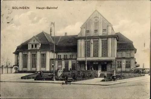 Ak Solingen im Bergischen Land, Hauptbahnhof