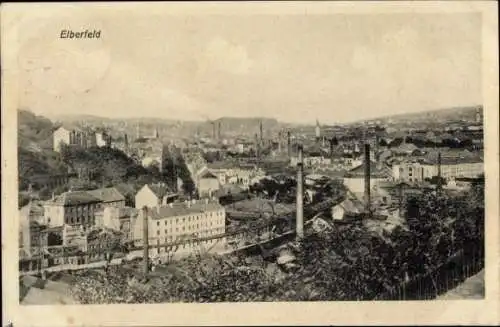 Ak Elberfeld Wuppertal, Panorama