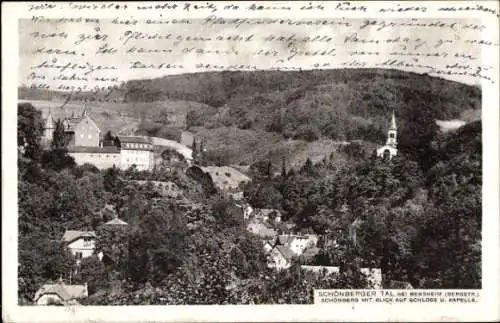 Ak Bensheim an der Bergstraße Hessen, Schöneberger Tal