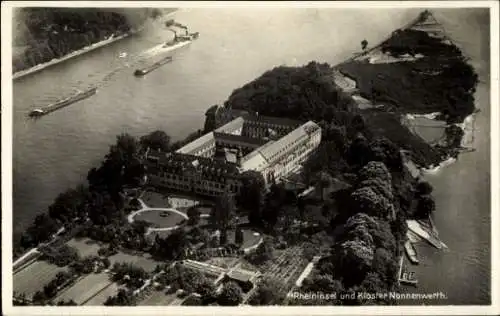 Ak Nonnenwerth Remagen am Rhein, Rheininsel, Kloster