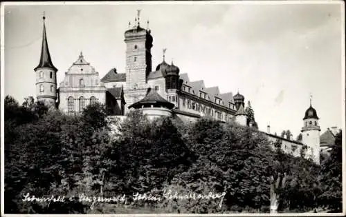 Foto Ak Scheinfeld Mittelfranken, Schloss Schwarzenberg