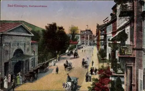 Ak Bad Kissingen Unterfranken Bayern, Kurhausstraße