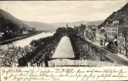 Ak Bad Ems an der Lahn, Blick vom Kursaal