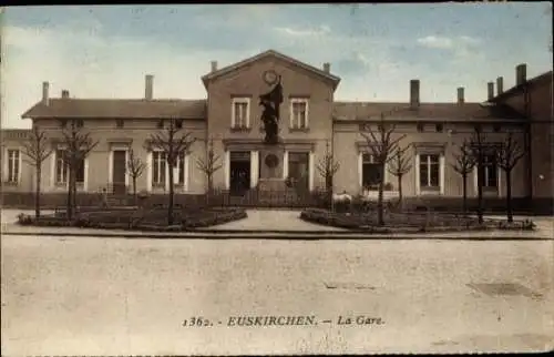 Ak Euskirchen in Nordrhein Westfalen, Bahnhof