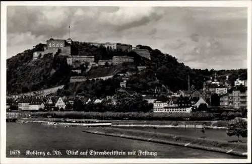 Ak Koblenz am Rhein, Ehrenbreitstein, Festung