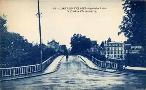 Ak Chennevières sur Marne Val de Marne, Pont de Chennevieres