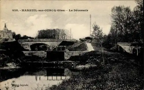 Ak Mareuil sur Ourcq Oise, Deversoir