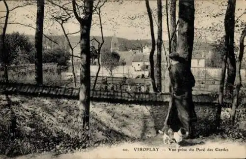 Ak Viroflay Yvelines, Vue prise du Pave des Gardes