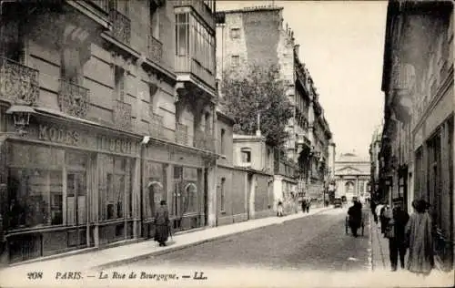 Ak Paris VII, Rue de Bourgogne