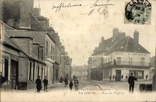 Ak La Loupe Eure et Loir, Rue de l'Eglise