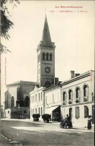 Ak Levignac Haute-Garonne, L'Eglise