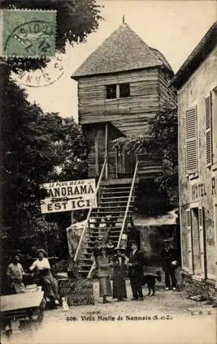 Ak Sannois Val d’Oise, Vieux Moulin, Hotel