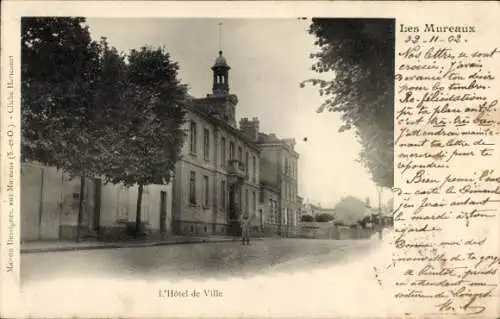 Ak Les Mureaux Yvelines, Rathaus