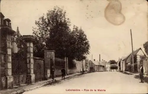 Ak La Boissière Yvelines, Rue de la Mairie