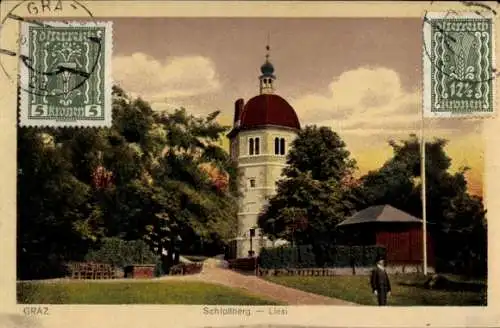 Ak Graz Steiermark, Schlossberg, Liesi