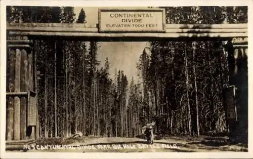 Ak Beaverhead County Montana USA, Kontinentale Wasserscheide, Big Hole-Schlachtfeld