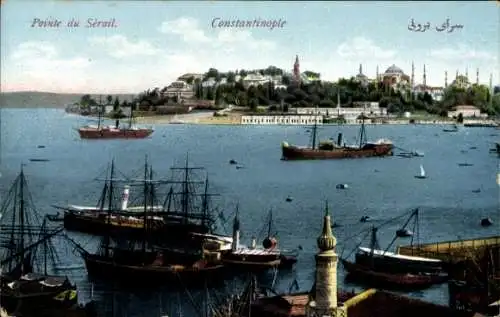 Ak Konstantinopel Istanbul Türkiye, Pointe du Serail