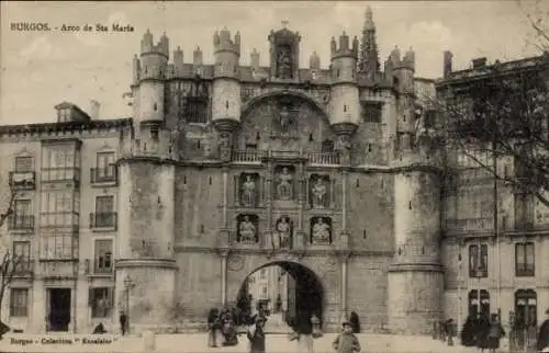 Ak Burgos Castilla y León, Arco de Sta Maria