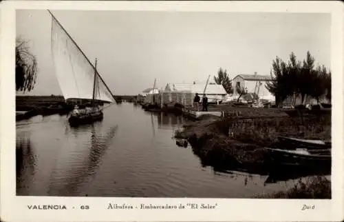 AK Stadt Valencia Spanien, El Saler Pier