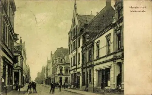 Ak Horstermark Horst Emscher Gelsenkirchen im Ruhrgebiet, Markenstraße