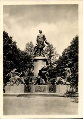 Ak Berlin Tiergarten, Bismarckdenkmal im Großen Tiergarten