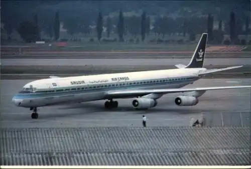 Ak Frachtflugzeug Saudia Air Cargo, DC 8 63 CF, TF-FLC