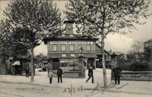 Ak Frankfurt am Main, Lokalbahnhof