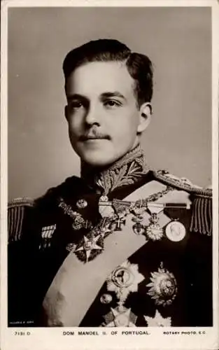 Ak König Manuel II. von Portugal, Orden