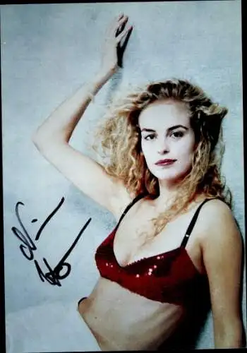 Ak Schauspielerin Nina Hoss, Portrait, Autogramm