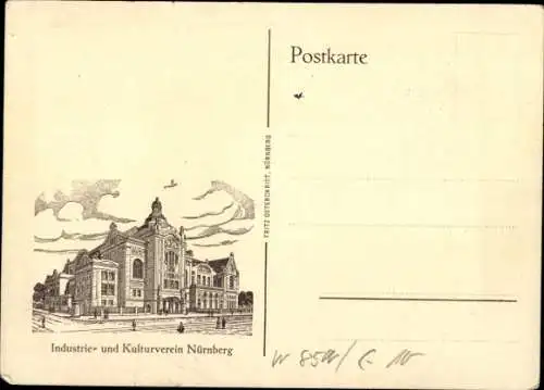 Ak Nürnberg, Schubertbund Wien, Industrie und Kulturverein 1926, Dr. Weidenkeller, Franz Schubert