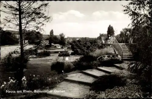 Ak Neuss am Rhein, Botanischer Garten