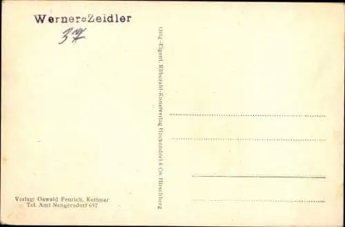 Litho Kottmar in der Oberlausitz, Kottmarsdorf, Gesamtansicht, Restaurant, Aussichtsturm