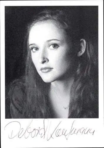 Ak Schauspielerin Deborah Kaufmann, Portrait, Autogramm