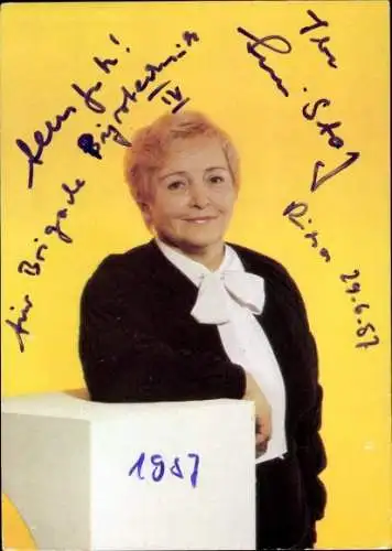 Ak Schauspielerin, Portrait, Autogramm