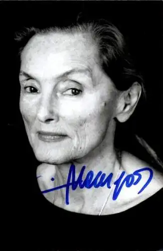 Ak Schauspielerin Erni Mangold, Portrait, Autogramm