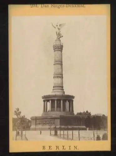 CdV Foto Berlin Tiergarten, Siegessäule