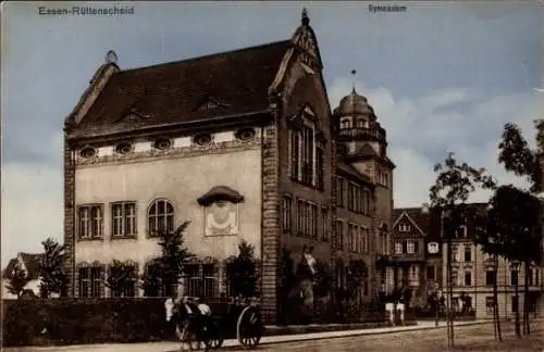 Ak Rüttenscheid Essen im Ruhrgebiet, Gymnasium