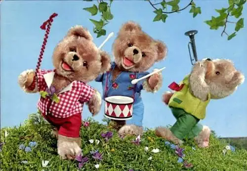 Ak Teddybären, Teddys musizieren