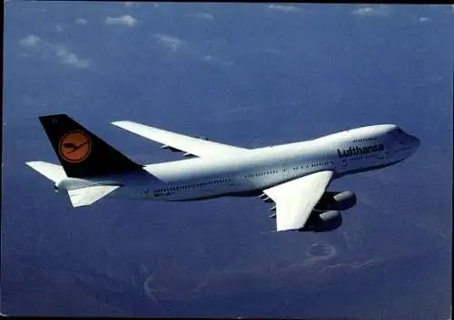 Ak Deutsches Passagierflugzeug, Lufthansa Boeing 747-200