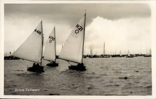 Ak Fryslân Niederlande, Friesisches Segeln