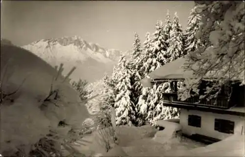 Foto Ak Berchtesgaden in Oberbayern, Berghütte, Winter